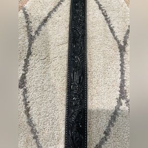 Justin Top Grain Black Cowhide Men’s Leather Belt -Size 36